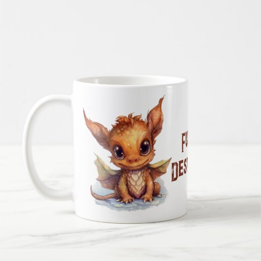 Mug Bébé Dragon Brown (Gauche)