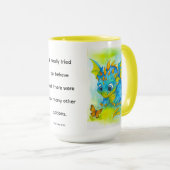Mug Bébé Dragon Curieux (Devant droit)