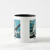 Mug Bébé Dragon d'hiver blanc (Centre)
