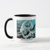 Mug Bébé Dragon d'hiver blanc (Gauche)