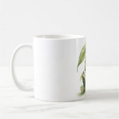 Mug Bébé dragon lisant sous une histoire de feuillage (Gauche)