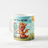 Mug Bébé Dragons, On T'Aime Maman ! Ajouter des noms, (Devant gauche)