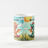 Mug Bébé Dragons, On T'Aime Maman ! Ajouter des noms, (Centre)