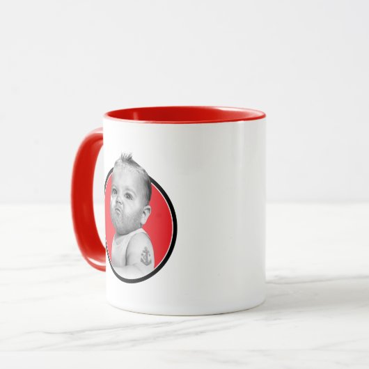 Mug Bébé dur de Beared (Devant gauche)