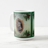 Mug Bébé écureuils gris Noël (Devant gauche)