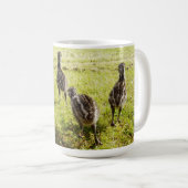 Mug Bébé Emu Chicks Et Big Foot, (Devant droit)