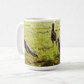 Mug Bébé Emu Chicks Et Big Foot, (Devant gauche)