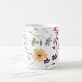 Mug Bébé en fleurs de jardin sauvage (Centre)