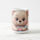 Mug Bébé en peluche adorable - Soft Pastel Design (Centre)