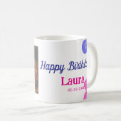 Mug Bébé enfants 1er anniversaire ajouter le nom date (Devant droit)