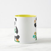 Mug Bébé Enfants Panda Avec Fleurs 2 (Centre)