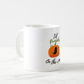 Mug Bébé et citrouille, Nouveau-né d'automne, nouvelle (Devant gauche)