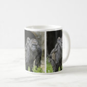 Mug Bébé et maman de gorille (Devant droit)