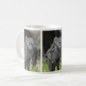Mug Bébé et maman de gorille (Devant gauche)