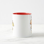 Mug Bébé étreignant la couverture jaune molle (Centre)