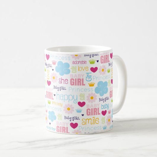 Mug Bébé fille (Devant droit)