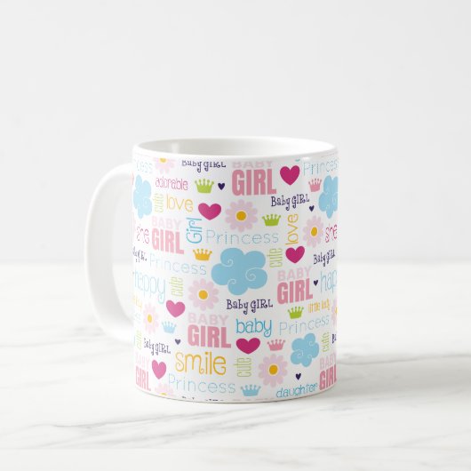 Mug Bébé fille (Devant gauche)