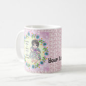 Mug Bébé fille de grand-mère   (Devant gauche)