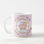 Mug Bébé fille flocon de neige rose (Gauche)