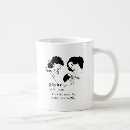 Mug BÉBÉ GAY (Lesbienne) (Droite)