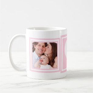 Mug Bébé Girl 2 Photos et Coeur