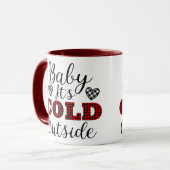 Mug Bébé il fait froid à l'extérieur de l'hiver (Devant gauche)