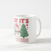 Mug Bébé, il fait froid dehors (Devant droit)