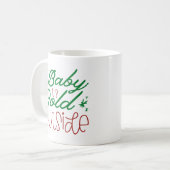 Mug Bébé Il fait froid dehors (Devant gauche)