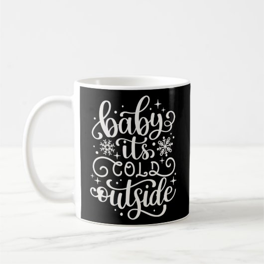 Mug Bébé Il fait froid dehors (Gauche)