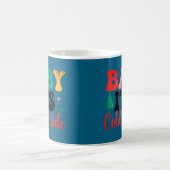 Mug Bébé il fait froid dehors bleu (Centre)
