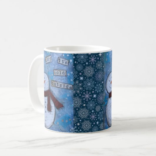 MUG BÉBÉ IL FAIT FROID DEHORS DE LA BOUE (Devant gauche)