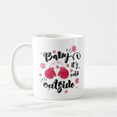 Mug Bébé il fait froid dehors mignonnes mitaines hiver (Gauche)