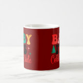 Mug Bébé il fait froid dehors rouge (Centre)