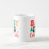 Mug Bébé il fait froid dehors scénario (Centre)