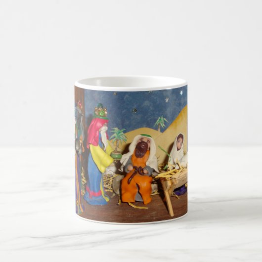 Mug bébé Jésus Marie trois rois Noël nativité (Centre)