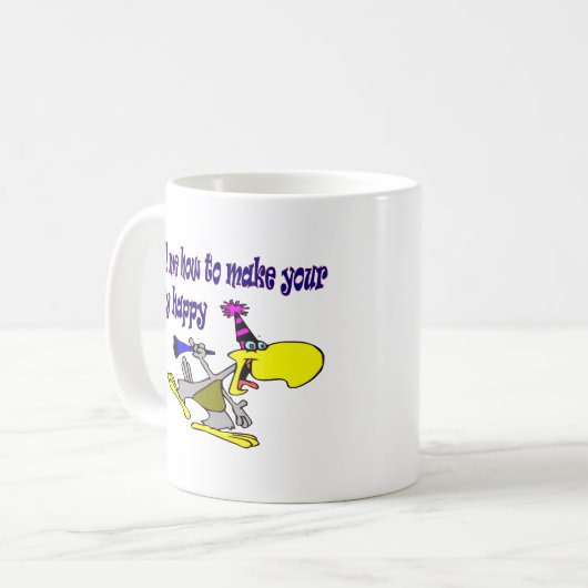 Mug bébé jour heureux (Devant gauche)