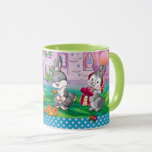 Mug Bébé lapin petit (Devant droit)
