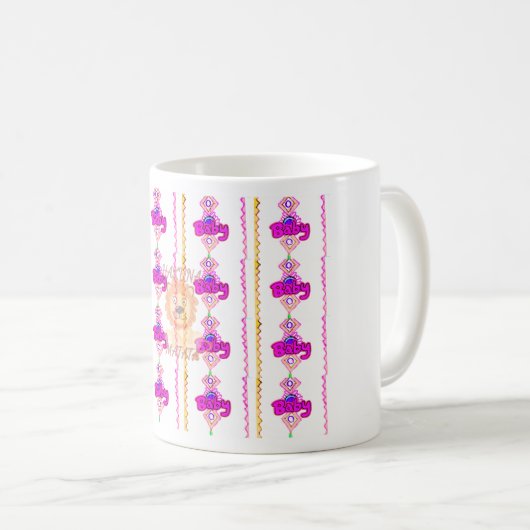 Mug Bébé Lion Cub Hakuna Matata graphisme design (Devant droit)