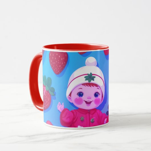 Mug Bébé mignon (Devant gauche)