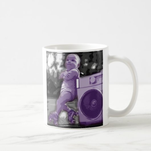 Mug Bébé mignon à rouleaux (Droite)