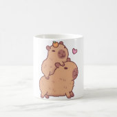 Mug Bébé mignon Capybara Hitching A Ride (Centre)