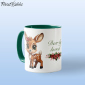 Mug Bébé mignon cerf, Doe 🦌 🎄 cerf aimé