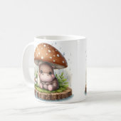 Mug Bébé mignon Hippopotamus Sous Parapluie De Champig (Devant gauche)