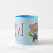 Mug Bébé mignon Ours Teddy Bleu clair (Centre)