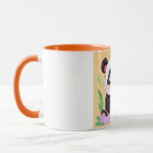 Mug Bébé mignon Panda Nom personnalisé (Gauche)