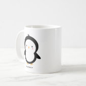 Mug Bébé mignon Pingouin Enfants Personnalisés (Devant gauche)