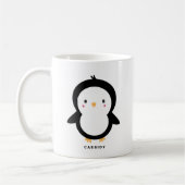 Mug Bébé mignon Pingouin Enfants Personnalisés (Gauche)