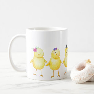 Mug Bébé mignon Poussins Poulets Amoureux Digne adorab
