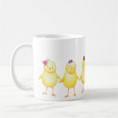Mug Bébé mignon Poussins Poulets Amoureux Digne adorab (Gauche)