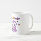 Mug Bébé mignon Vampire Halloween Kawaii Design (Devant droit)